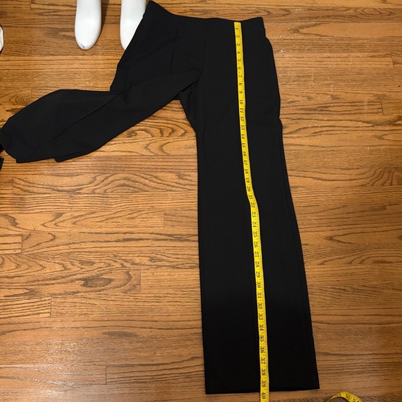 Mango Elegant Black Wide-Leg Trousers Size S - Picture 11 of 13